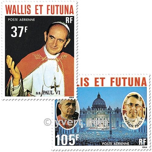 n° 86/88 -  Timbre Wallis et Futuna Poste aérienne