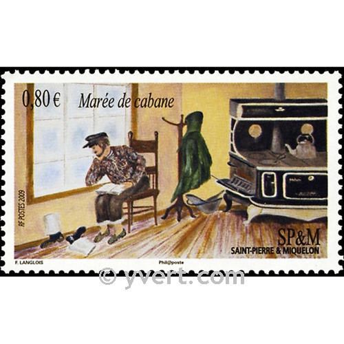 n° 959 -  Timbre Saint-Pierre et Miquelon Poste