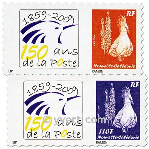 n° 1086/1087 -  Timbre Nelle-Calédonie Poste