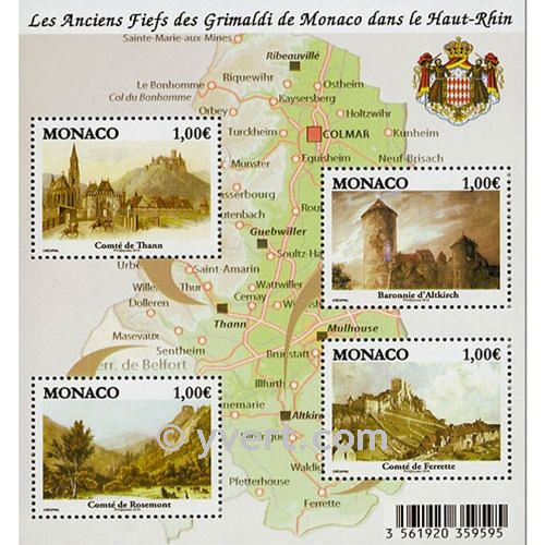 n° 2731/2734 (BF 98) -  Timbre Monaco Poste