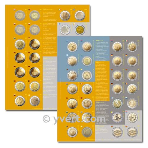 Recharges 2€ COMMÉMORATIFS (2004-2010)
