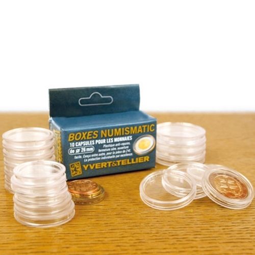 COIN HOLDERS: 30 mm - TO FASTEN