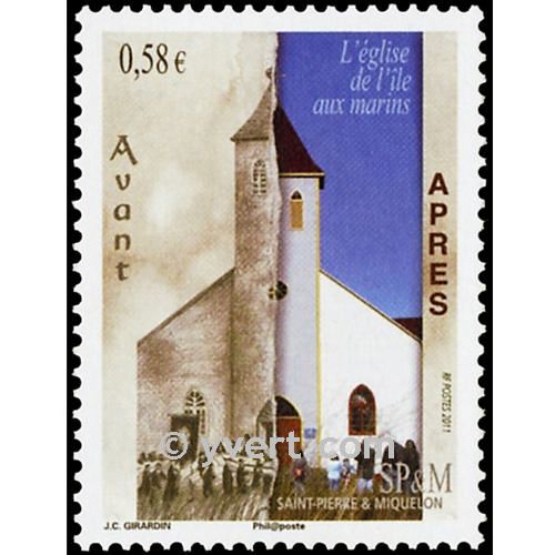 n° 1000 -  Timbre Saint-Pierre et Miquelon Poste