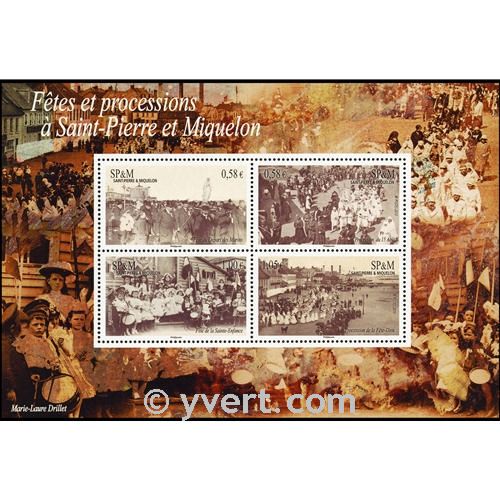 nr. 15 -  Stamp Saint-Pierre et Miquelon Souvenir sheets