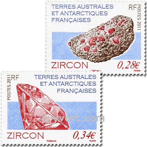 n.o 578 / 579 -  Sello Tierras Australes y Antárticas Francesas Correos