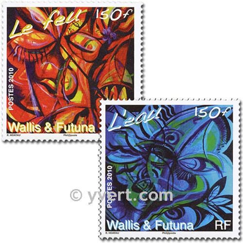 n° 742/743 -  Timbre Wallis et Futuna Poste