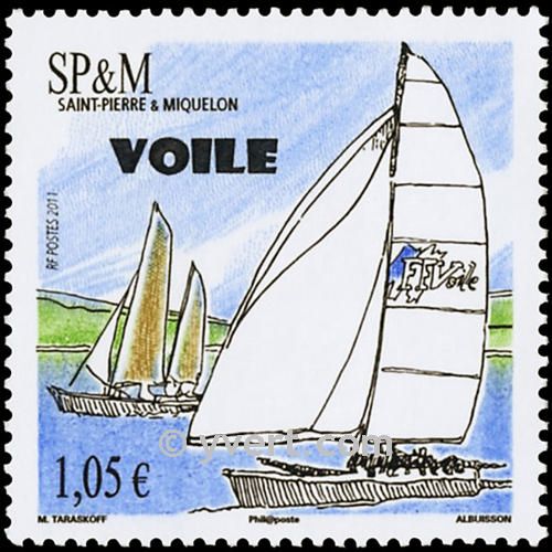 n° 1009 -  Timbre Saint-Pierre et Miquelon Poste