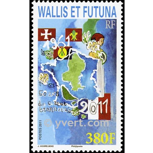 n° 754 -  Selo Wallis e Futuna Correios