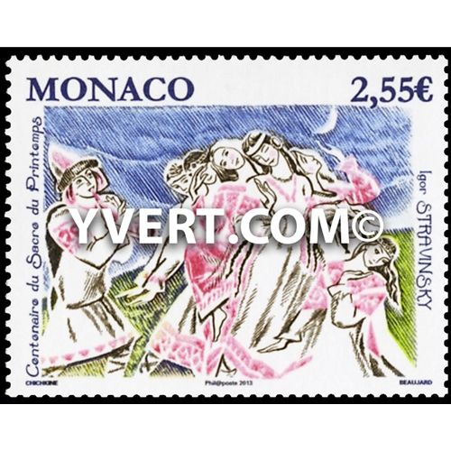 n° 2878 -  Timbre Monaco Poste