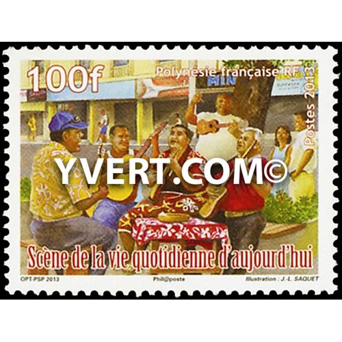 n°1014 - Stamp Polynesia Mail