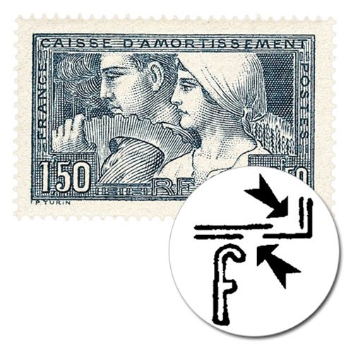 n° 252b -  Timbre France Poste