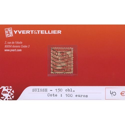 SUISSE - n°150 (oblitéré)
