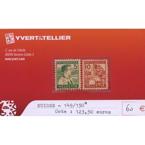 SWITZERLAND - n°149/150*