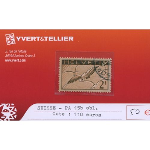 SWITZERLAND - n°PA 15b (cancelled)