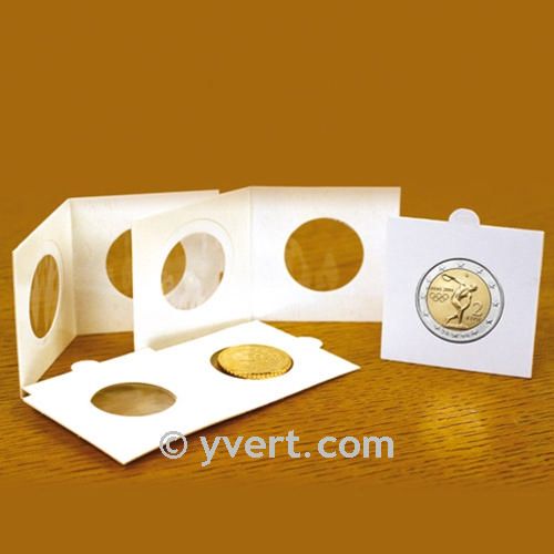 COIN HOLDERS: 32.5 mm - SELF SEALING