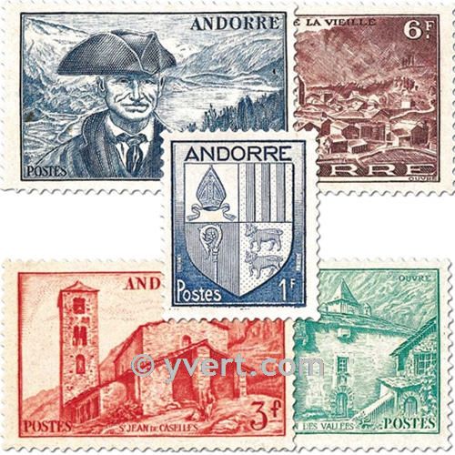 n° 119/137 -  Timbre Andorre Poste