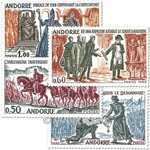 nr. 167/170 -  Stamp Andorra Mail