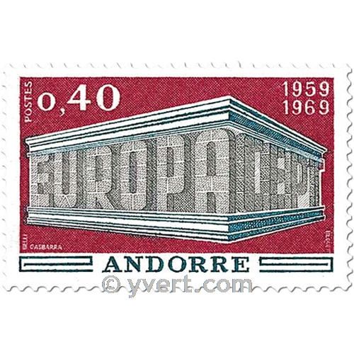 n° 194/195 -  Timbre Andorre Poste