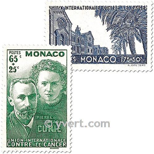 n° 167/168 -  Timbre Monaco Poste