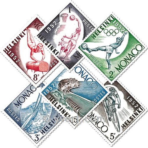 nr. 386/391 -  Stamp Monaco Mail