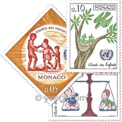 n° 599/606 -  Timbre Monaco Poste