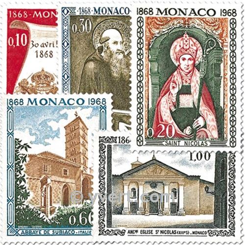 nr. 744/748 -  Stamp Monaco Mail