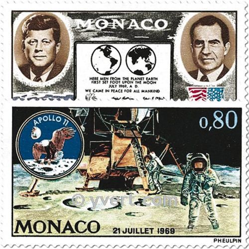 nr. 829/830 -  Stamp Monaco Mail