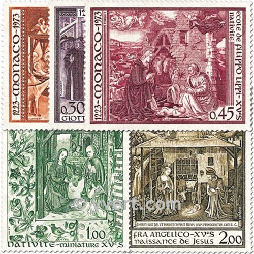 nr. 934/938 -  Stamp Monaco Mail