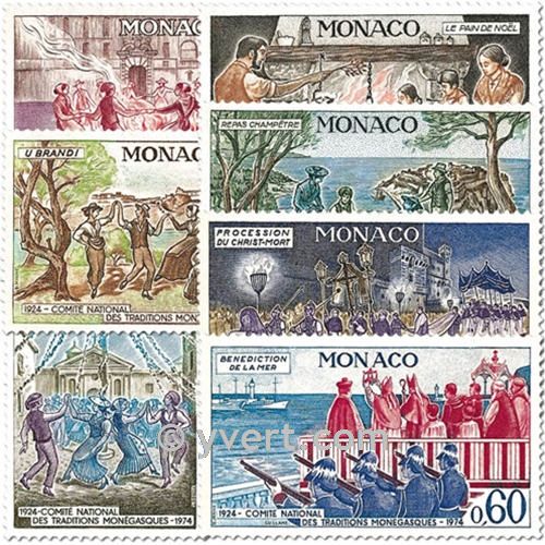 n° 939/945 -  Timbre Monaco Poste