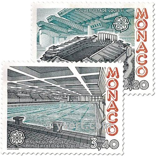 n° 1565/1566 -  Timbre Monaco Poste