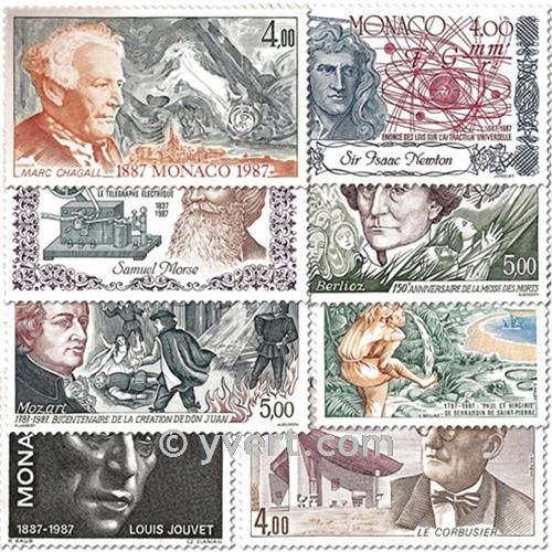 n° 1603/1610 -  Timbre Monaco Poste