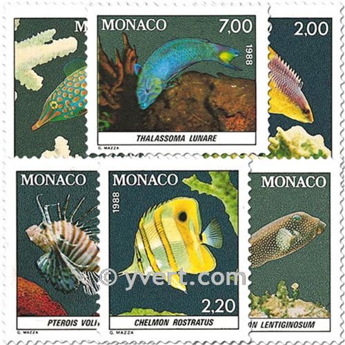 n° 1615/1620 -  Timbre Monaco Poste