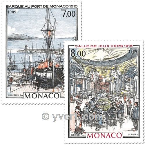 n.o 1696/1697 -  Sello Mónaco Correos