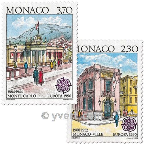 n° 1724/1725 -  Timbre Monaco Poste