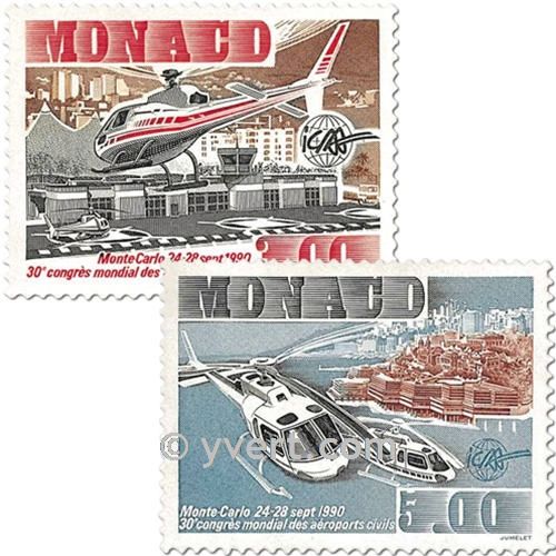 n° 1736/1737 -  Timbre Monaco Poste