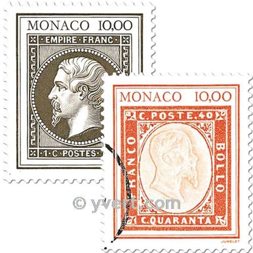 n° 1844/1845 (BF 58) -  Selo Mónaco Correios