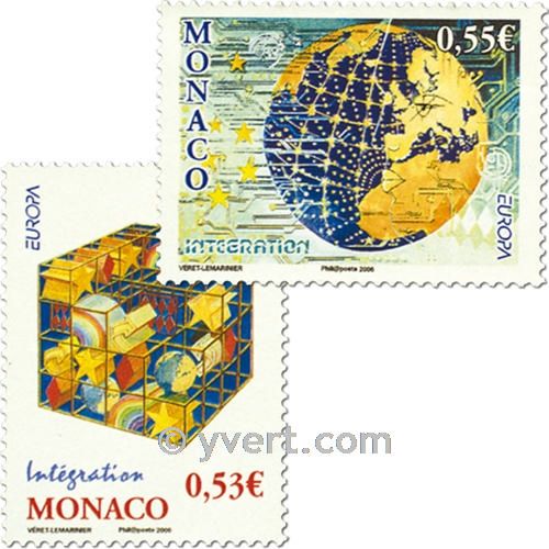 n° 2542/2543 -  Timbre Monaco Poste