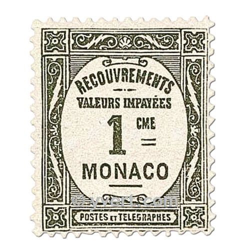 n° 13/16 -  Timbre Monaco Taxe