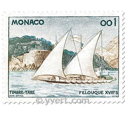 n.o 56 / 62 -  Sello Mónaco Tasa