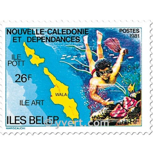 nr. 445 -  Stamp New Caledonia Mail