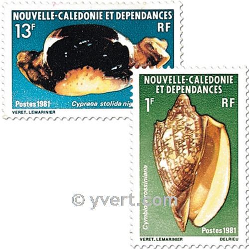 n° 446/448 -  Timbre Nelle-Calédonie Poste