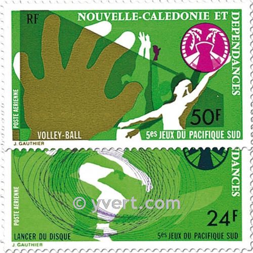 n° 167/168 -  Timbre Nelle-Calédonie Poste aérienne