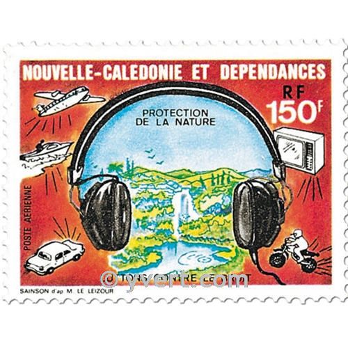 n° 255 -  Timbre Nelle-Calédonie Poste aérienne