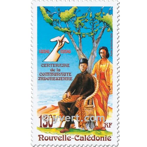 n° 334 -  Timbre Nelle-Calédonie Poste aérienne