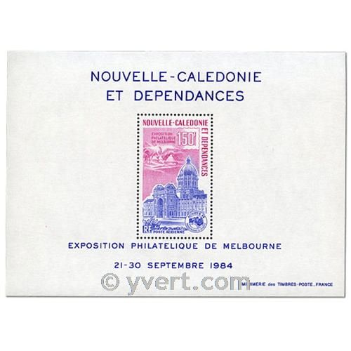 n° 6 -  Timbre Nelle-Calédonie Bloc et feuillets