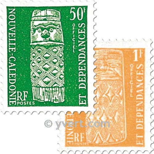 nr. 1/13 -  Stamp New Caledonia Official Mail