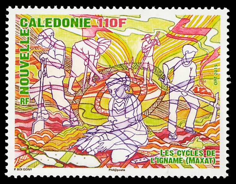 n° 1247  - Timbre Nelle-Calédonie Poste