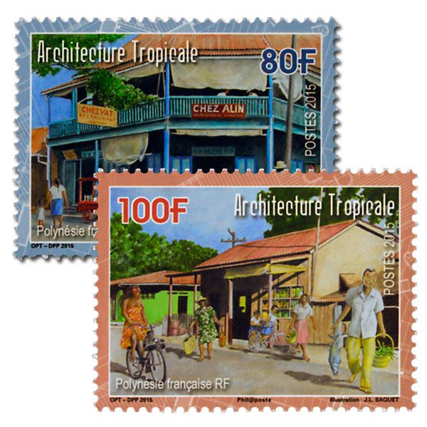 n°  1090/1091  - Stamp Polynesia Mail