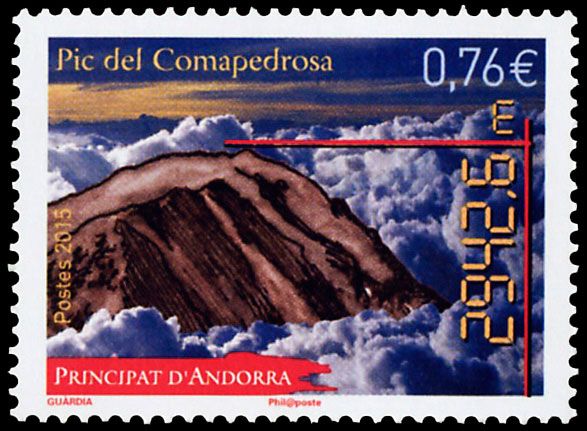 n°  769  - Timbre Andorre Poste