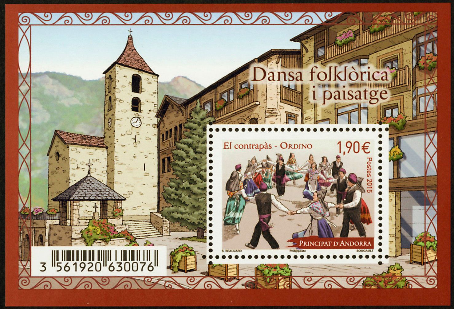 n°  F771  - Stamp Andorra Mail